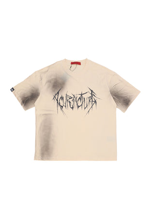 ACUPUNCTURE Maglietta Uomo Knife Mark Tee Khaki da uomo