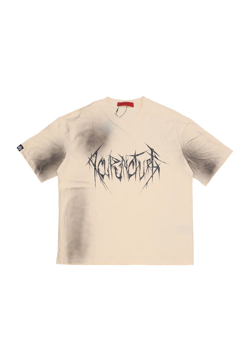 ACUPUNCTURE Maglietta Uomo Knife Mark Tee Khaki da uomo