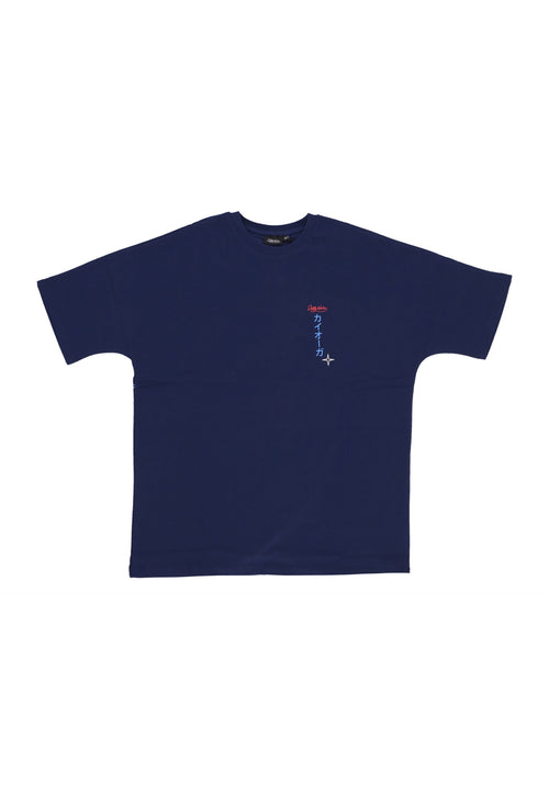 DOLLY NOIRE Maglietta Uomo Kyogre Over Kimono Tee Midnight Blue da uomo