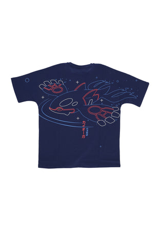 DOLLY NOIRE Maglietta Uomo Kyogre Over Kimono Tee Midnight Blue da uomo