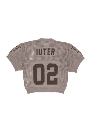 IUTER Maglietta Uomo Mesh Football Jersey Brown da uomo