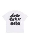 ARTE Maglietta Uomo Multi Logo Print Tee White da uomo