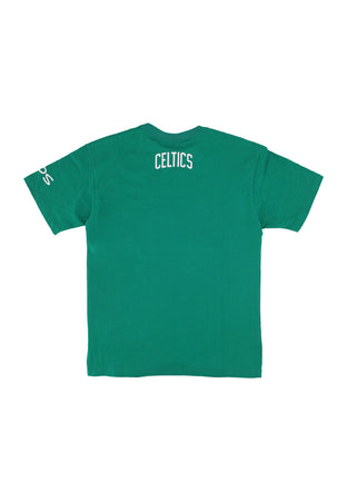 MITCHELL &amp; NESS Maglietta Uomo Nba Heavyweight Premium Player Vintage Logo Tee Paul Pierce Boscel Kelly Green da uomo