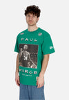 MITCHELL & NESS Maglietta Uomo Nba Heavyweight Premium Player Vintage Logo Tee Paul Pierce Boscel Kelly Green da uomo