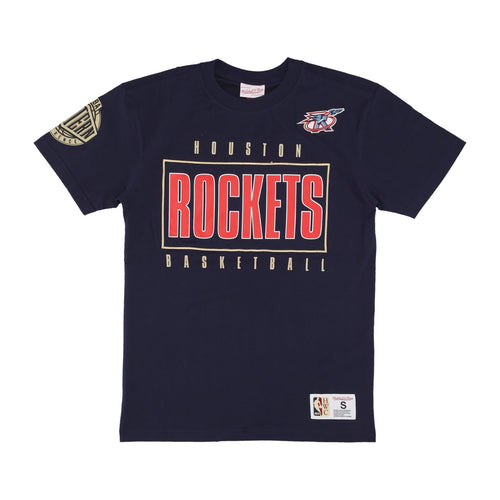 MITCHELL & NESS Maglietta Uomo Nba Team Og 2.0 Premium Vintage Logo Tee Houroc Original Team Colors da uomo