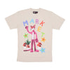 MARKET Maglietta Uomo Nostalgia Tee X Pink Panther Ecru da uomo