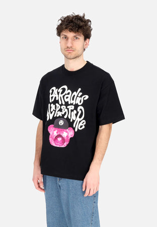 ACUPUNCTURE Maglietta Uomo Paradise Tee Black da uomo