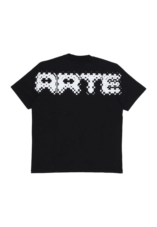 ARTE Maglietta Uomo Pixel Back Tee Black da uomo