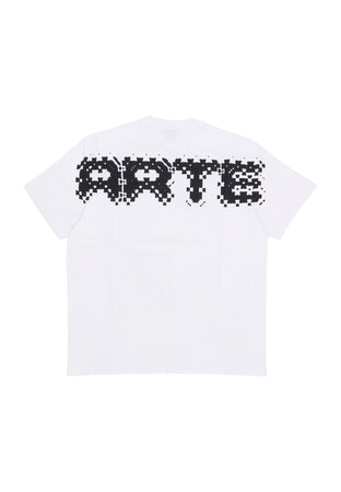 ARTE Maglietta Uomo Pixel Back Tee White da uomo