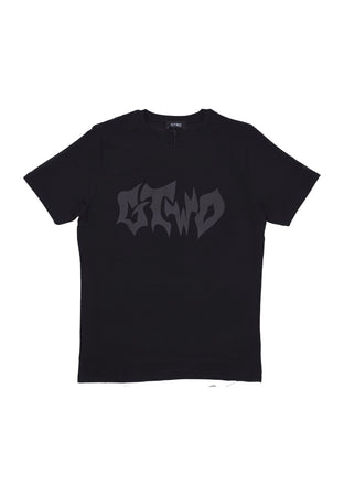 GTWO Maglietta Uomo Script Logo Tee Black da uomo