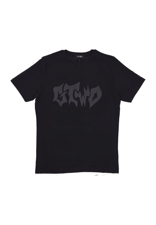 GTWO Maglietta Uomo Script Logo Tee Black da uomo