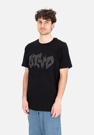 GTWO Maglietta Uomo Script Logo Tee Black da uomo