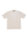 PHOBIA Maglietta Uomo White Lightning Tee Beige da uomo
