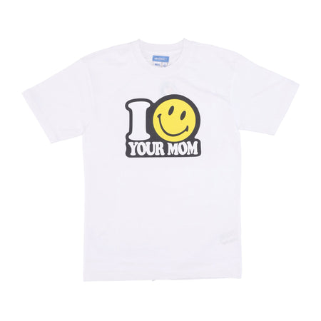 MARKET Maglietta Uomo Your Mom Tee X Smiley White da uomo