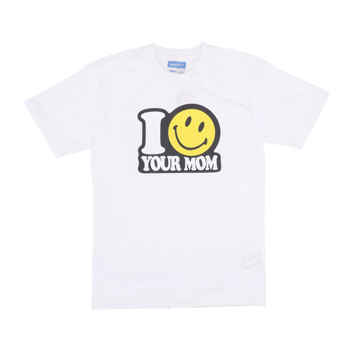 MARKET Maglietta Uomo Your Mom Tee X Smiley White da uomo