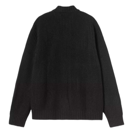 CARHARTT WIP maglione carhartt wip chore knit jacket - black da uomo