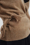 Maglione Donna Numph Sisava Wrap Knit Beige Moda/Donna/Abbigliamento/Maglioni e cardigan/Maglioni Snotshop - Roma, Commerciovirtuoso.it