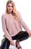 Maglione invernale Donna lavorato a maglia con scollo a barchetta tinta unita Beige o Nero Tg.Unica maglione donna L'Orchidea - Siderno, Commerciovirtuoso.it