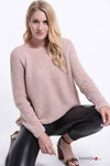 Maglione invernale Donna lavorato a maglia con scollo a barchetta tinta unita Beige o Nero Tg.Unica maglione donna L'Orchidea - Siderno, Commerciovirtuoso.it