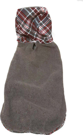 Maglione Per Cani In Pile Grigio Con Cappuccio Art. 105 Taglia 51 Fashion Dog Con Interno In Tessuto Scozzese Prodotti per animali domestici/Cani/Abbigliamento e accessori/Felpe con cappuccio Ideart - Valdilana, Commerciovirtuoso.it