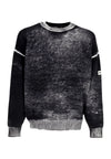 WASTED PARIS Maglione Uomo Ashes Sweater Faded Black da uomo