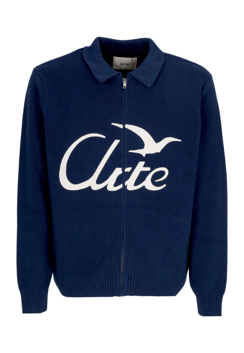 ARTE Maglione Uomo Bird Logo Knit Navy da uomo