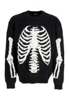 PHOBIA Maglione Uomo Bones Jumper Black/white da uomo