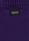 DOLLY NOIRE Maglione Uomo Druid Skull Sweater Purple Dust da uomo