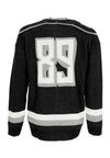 DOLLY NOIRE Maglione Uomo Knitted Goat Hockey Sweater Black/grey da uomo