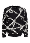 WASTED PARIS Maglione Uomo Knuckles Crewneck Black da uomo