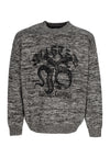 WASTED PARIS Maglione Uomo Lethal Sweater Black/charcoal da uomo
