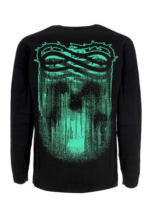PROPAGANDA Maglione Uomo Ribs Crown Jacquard Sweater Black da uomo