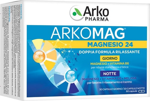 MAGNESIO-24®-GIORNO-&-NOTTE-integratore-alimentare-60-capsule-Arkopharma