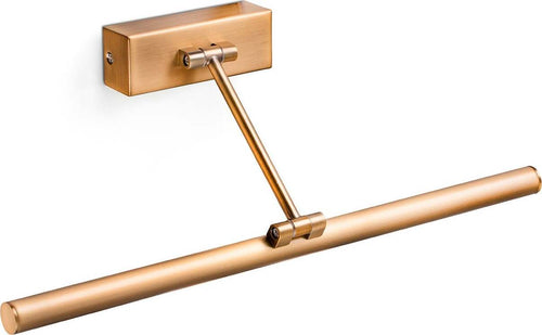 MAGRITTE 450 Lampada da quadro di oro invecchiato 8W Illuminazione/Illuminazione per interni/Illuminazioni per pareti/Applique Led Mall Home - Napoli, Commerciovirtuoso.it