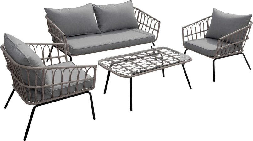 MAHDI---salotto-da-giardino-4-posti-Grigio-scuro-Milani-Home