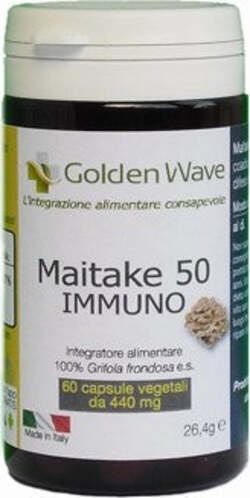 MAITAKE-50-IMMUNO-integratore-alimentare-60-capsule-Golden-Wave