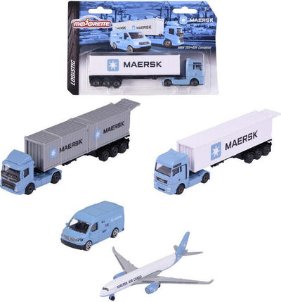 Majorette-modello-Serie-Maersk-Logistic-Veicoli-assortito-Simba