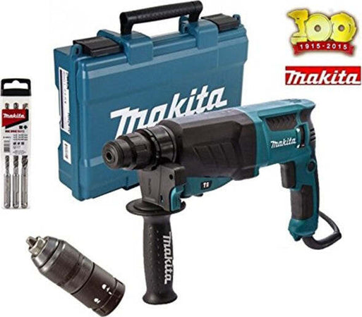 Makita-Tassellatore-Elettrico-Hr-2630t-Con-Mandrino-Autoserrante-26mm-800w-Sds