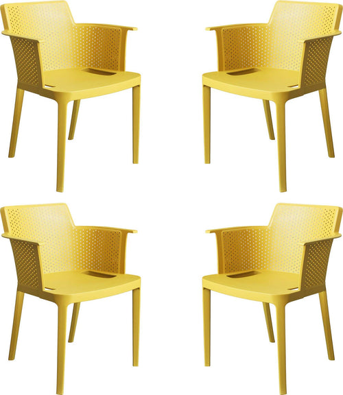 MAKKA---set-di-4-poltrone-da-esterno-ed-interno-in-plastica-Giallo-Milani-Home