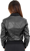 Malesia---Bomber-Donna-Nero-in-vera-pelle