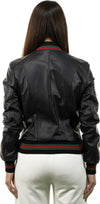 Malesia---Bomber-Donna-Nero-Special-Edition-in-vera-pelle