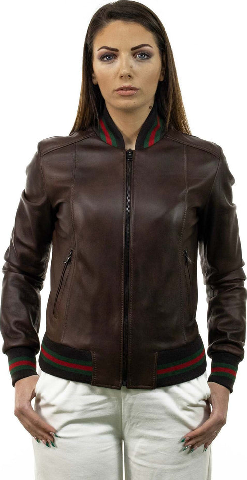 Malesia---Bomber-Donna-Testa-di-Moro-Special-Edition-in-vera-pelle