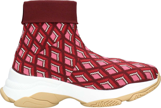 Maliparmi-Sneakers-Bordeaux-rosa-da-donna