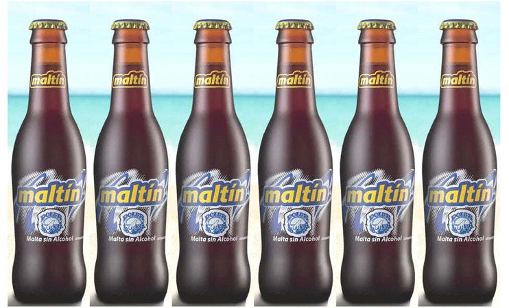 MALTIN POLAR BEBIDA DE MALTA BOTTLE 250ML X 6PZ PAESE DI ORIGINE VENEZUELAN