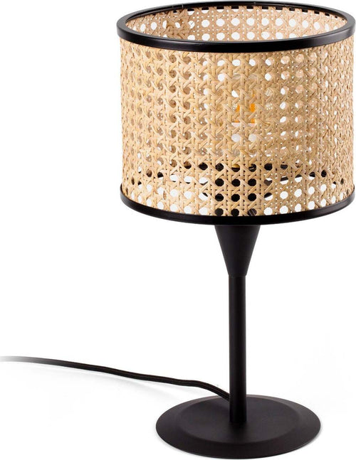 MAMBO S Lampada da tavolo nera/ratan Illuminazione/Illuminazione per interni/Lampade/Lampade da tavolo e abat-jour Led Mall Home - Napoli, Commerciovirtuoso.it