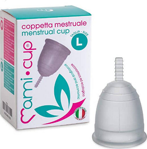 Mamicup Coppetta Mestruale Trasparente Riutilizzabile e Lavabile 100% Silicone Medicale Made In Italy Taglia L Salute e cura della persona/Igiene intima/Coppe mestruali Kondorama - Martinsicuro, Commerciovirtuoso.it