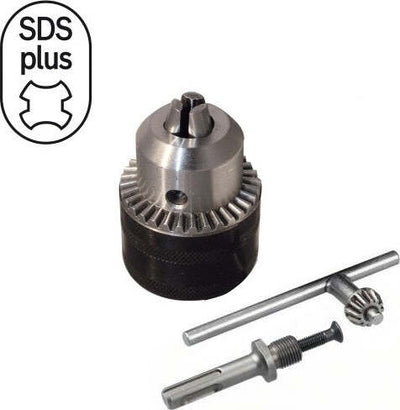 Mandrino a cremagliera 13mm con adattatore SDS Plus Fai da te/Utensili elettrici e a mano/Accessori per utensili elettrici/Accessori per trapani/Mandrini Trade Shop italia - Napoli, Commerciovirtuoso.it