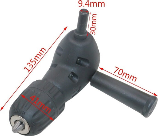 MANDRINO ANGOLARE 90° ACCESSORIO PER TRAPANO A CREMAGLIERA 0,6 - 10 MM Fai da te/Utensili elettrici e a mano/Accessori per utensili elettrici/Accessori per trapani/Mandrini Trade Shop italia - Napoli, Commerciovirtuoso.it