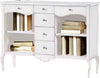 MANDY---libreria-in-legno-massello-120x36x87-Bianco-Milani-Home