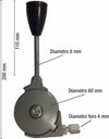 Manettino acceleratore in alluminio dx per trattore
